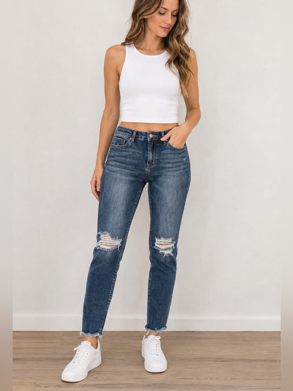 💙Joe's Jeans Dark Blue Distressed